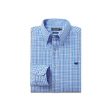 Royal Blue Gingham | Brentwood Gingham Performance Dress Shirt